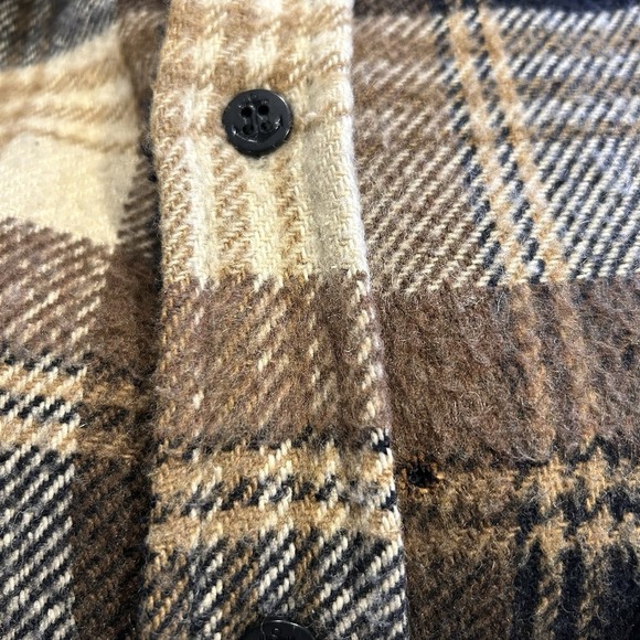 Lord Chase CPO Heavy Flannel Jacket‎ Wool / Linen Size XL - Picture 7 of 7